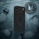 dbramante1928 iPhone 17 Pro Max/iPhone 18 Pro Max Cover Roskilde MagSafe Kick ICON Midnight