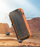 SiGN Powerbank med solceller & trådløs opladning 20 000 mAh