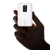 SiGN Mini Powerbank med Display 10 000mAh Hvid
