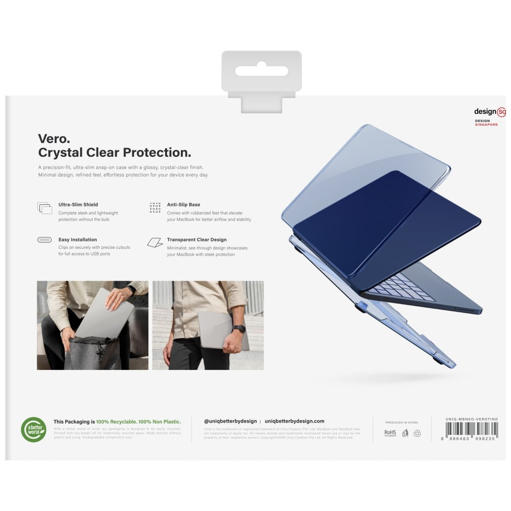 Uniq MacBook Neo 13 Cover Vero Blå