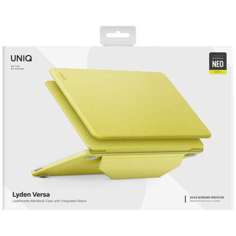Uniq MacBook Neo 13 Cover Lyden Versa Gul