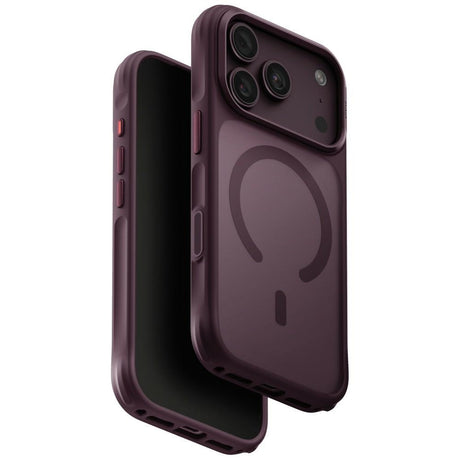 Uniq iPhone 17 Pro/iPhone 18 Pro Cover Veren MagClick bordeaux
