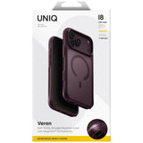 Uniq iPhone 17 Pro Max/iPhone 18 Pro Max Cover Veren MagClick Burgundy