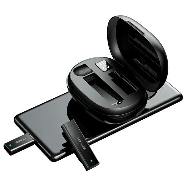 Usams Trådløs lavaliermikrofon med USB-C-modtager