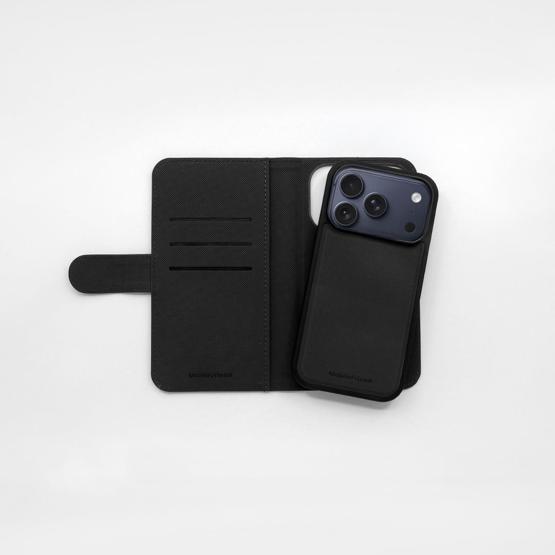MobileFriend iPhone 17 Pro/iPhone 18 Pro Etui Magnetisk Sort