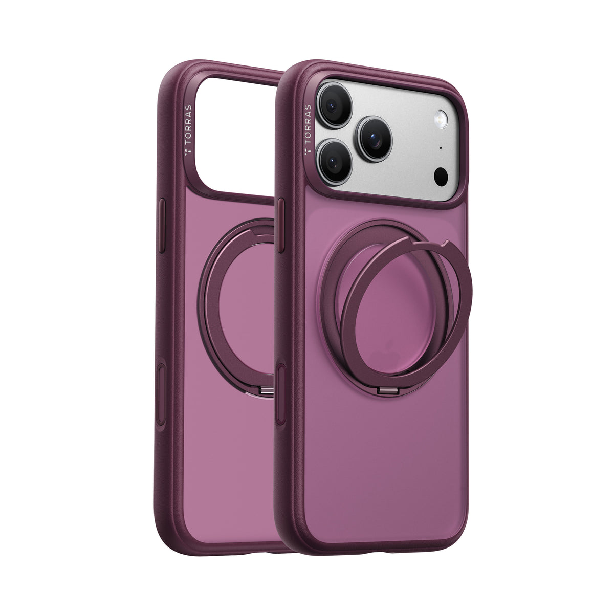 Torras iPhone 18 Pro Max Cover Ostand O1 Guardian Lilla