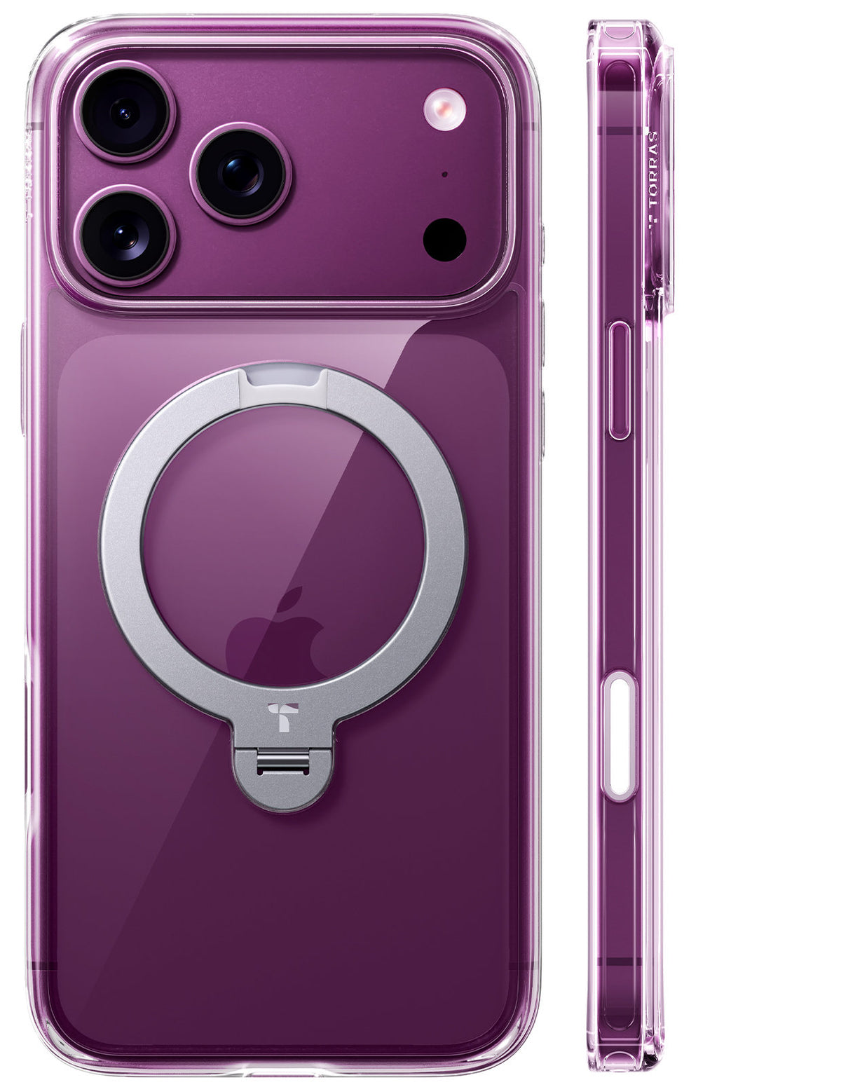 Torras iPhone 18 Pro Cover Ostand Q3 Spin Klar