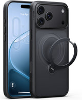 Torras iPhone 18 Pro Max Cover Ostand Q3 Spin Obsidian-sort