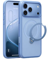 Torras iPhone 18 Pro Max Cover Ostand Q3 Spin Horizon Blue