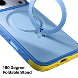 Torras iPhone 18 Pro Cover Ostand Q3 Rugged Island Blue