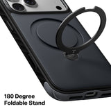 Torras iPhone 18 Pro Max Cover Ostand Q3 Rugged Jet Black