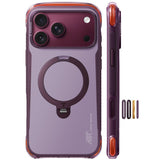 Torras iPhone 18 Pro Cover Ostand Q3 Air Pro Violet Summit