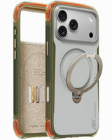 Torras iPhone 18 Pro Cover Ostand Q3 Air Pro Alpine Marble