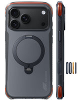Torras iPhone 18 Pro Cover Ostand Q3 Air Pro Obsidian Core