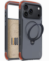 Torras iPhone 18 Pro Cover Ostand Q3 Air Pro Obsidian Core