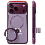 Torras iPhone 18 Pro Max Cover Ostand Q3 Air Pro Violet Summit