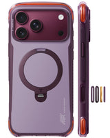 Torras iPhone 18 Pro Max Cover Ostand Q3 Air Pro Violet Summit