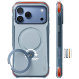 Torras iPhone 18 Pro Max Cover Ostand Q3 Air Pro Polar Slate