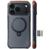 Torras iPhone 18 Pro Max Cover Ostand Q3 Air Pro Obsidian Core