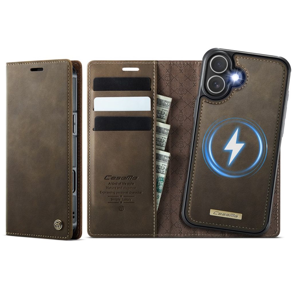 CaseMe iPhone 17 Etui C49 Series Brun
