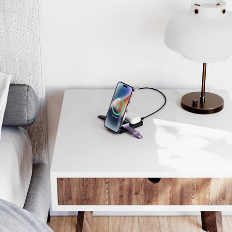 Alogic Trådløs oplader Yoga 3-in-1 Sort