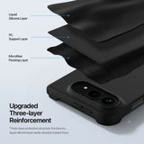 Dux Ducis iPhone Duo Cover Piel Series MagSafe Sort