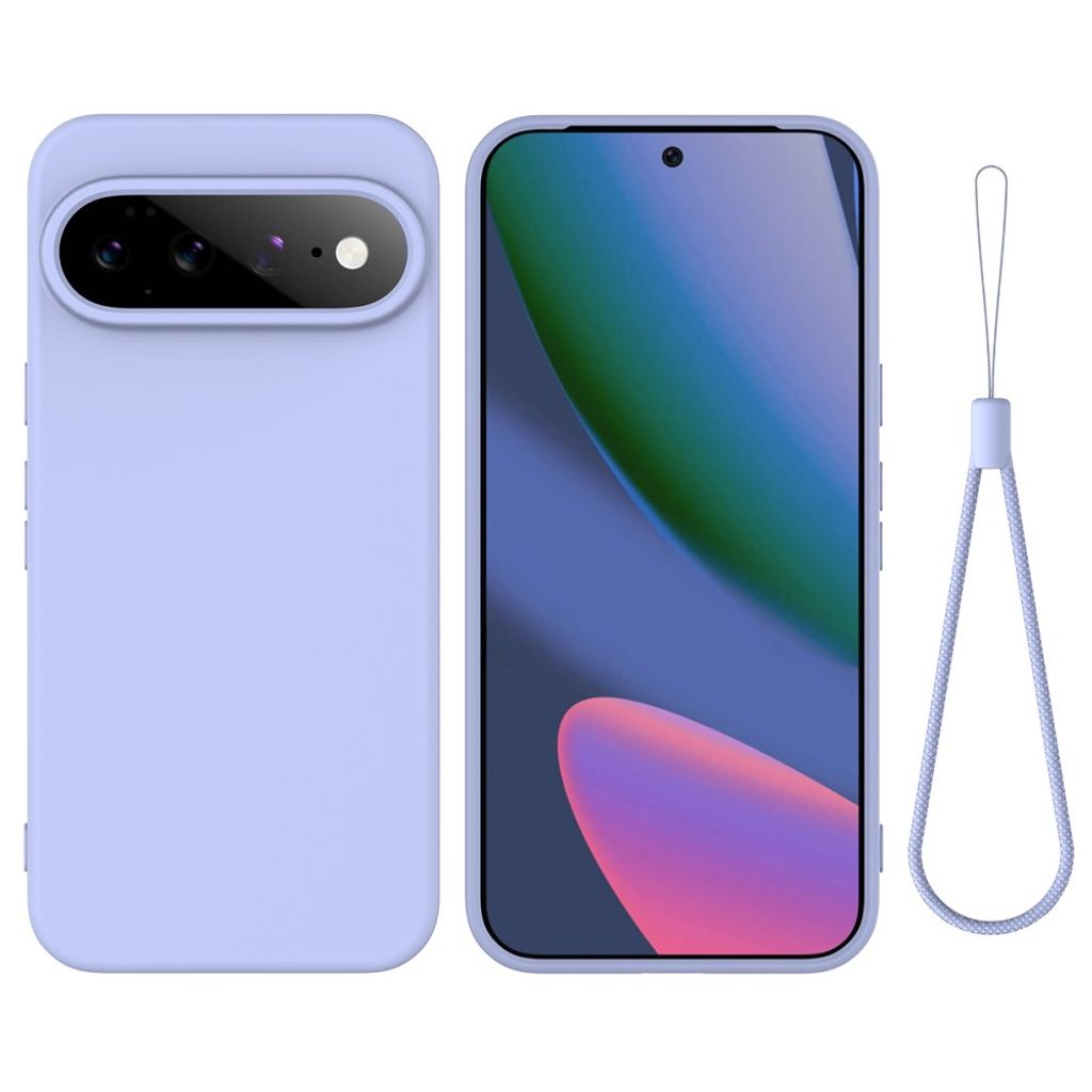 Google Pixel 11 Pro XL Cover med Strap Silikone Lilla