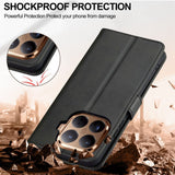 Lc.Imeeke Xiaomi 17T Etui med Kortholder Stativfunktion Sort