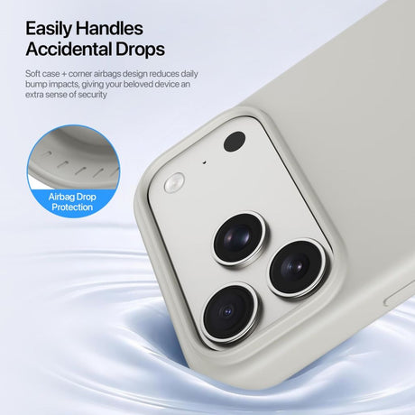 Dux Ducis iPhone 17 Pro/iPhone 18 Pro Cover Piel Series MagSafe Beige