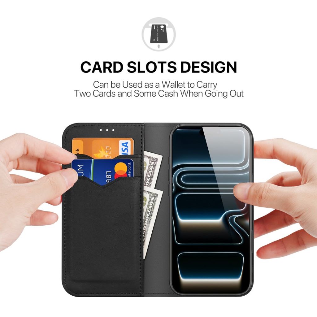 Dux Ducis iPhone 17 Pro Max/iPhone 18 Pro Max Etui Hivo Series Sort