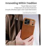 Nillkin iPhone 17 Pro/iPhone 18 Pro Etui Qin Pro Sort