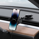 Spigen Bilholder OneTap Pro Dashboard Mount Oplader 15W Sort