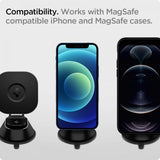 Spigen Bilholder OneTap Magnetic Car Mount Dashboard Trådløs Opladning Sort