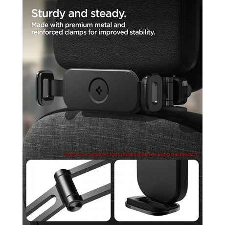 Spigen OneTap Universal Tablet Mount til bil nakkestøtte UTS45 Sort