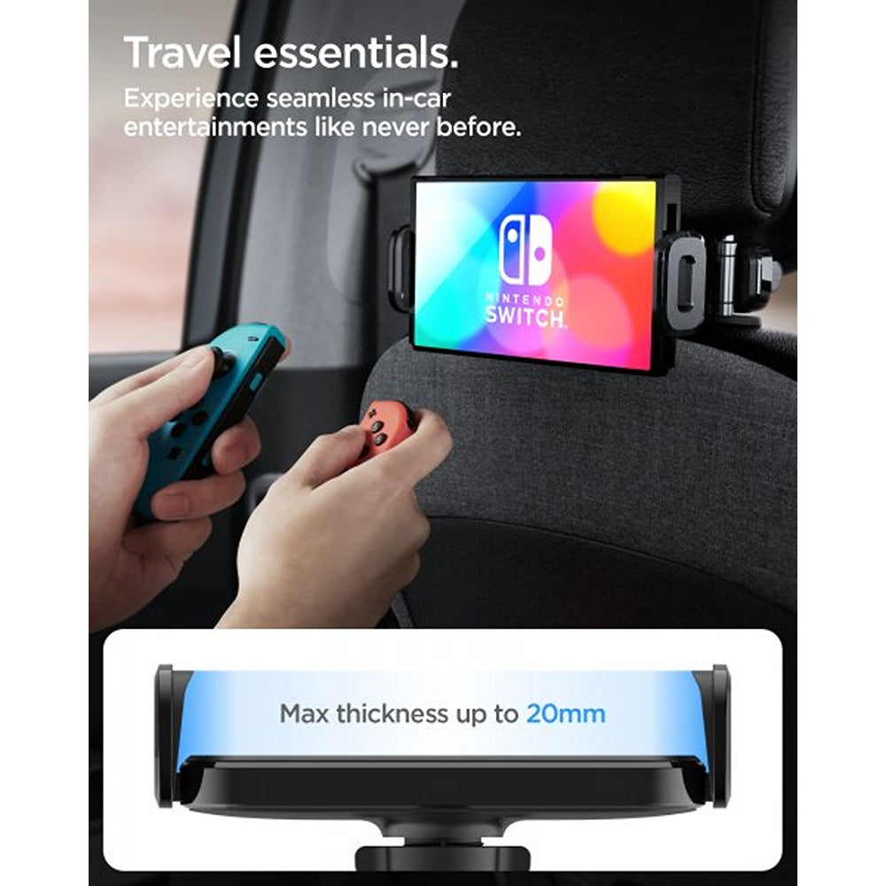 Spigen OneTap Universal Tablet Mount til bil nakkestøtte UTS45 Sort