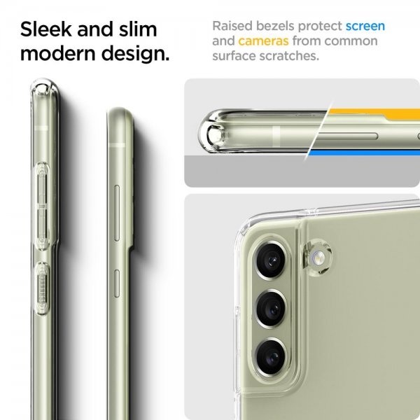 Spigen Samsung Galaxy S21 FE Cover Liquid Crystal Crystal Clear