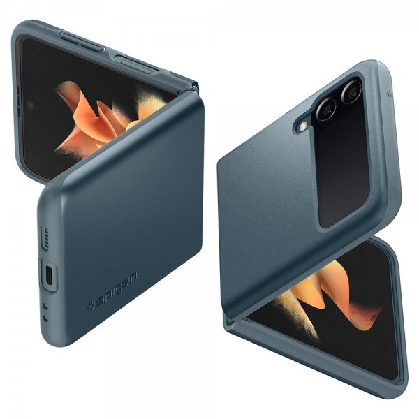 Spigen Samsung Galaxy Z Flip 3 Cover Thin Fit Shiny Green