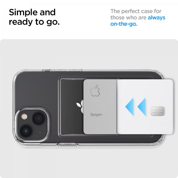 Spigen iPhone 13 Cover Crystal Slot Crystal Clear