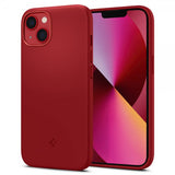 Spigen iPhone 13 Cover Silicone Fit Rød