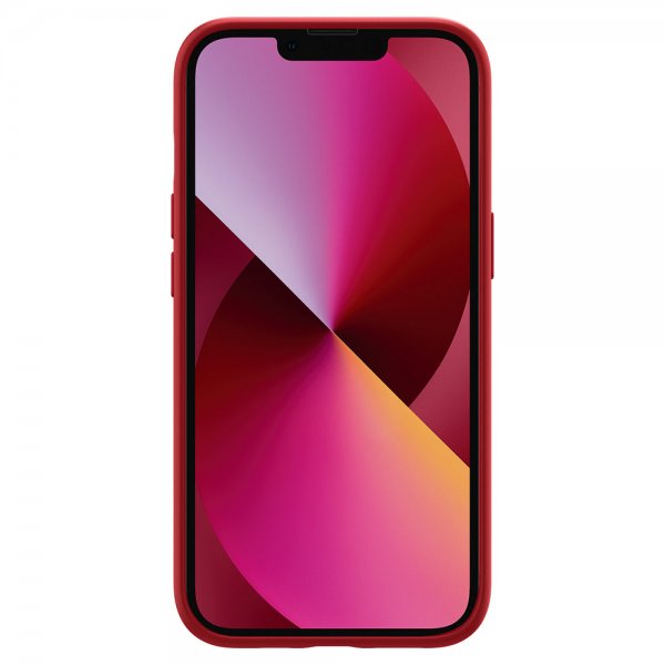 Spigen iPhone 13 Mini Cover Silicone Fit Rød