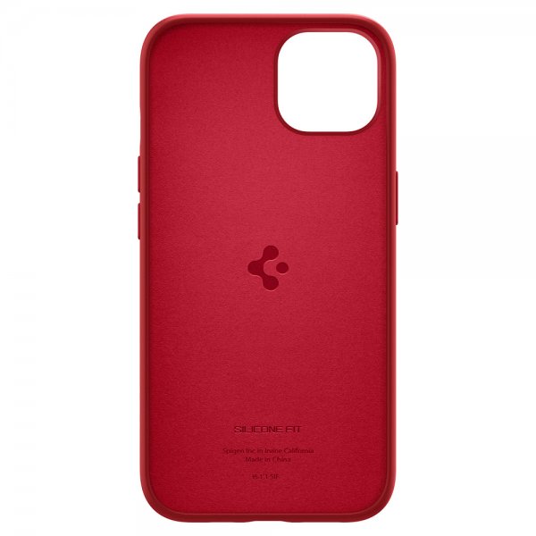 Spigen iPhone 13 Cover Silicone Fit Rød