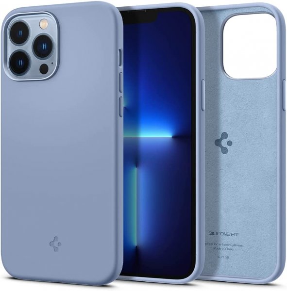 Spigen iPhone 13 Pro Max Cover Silicone Fit Sierra Blue