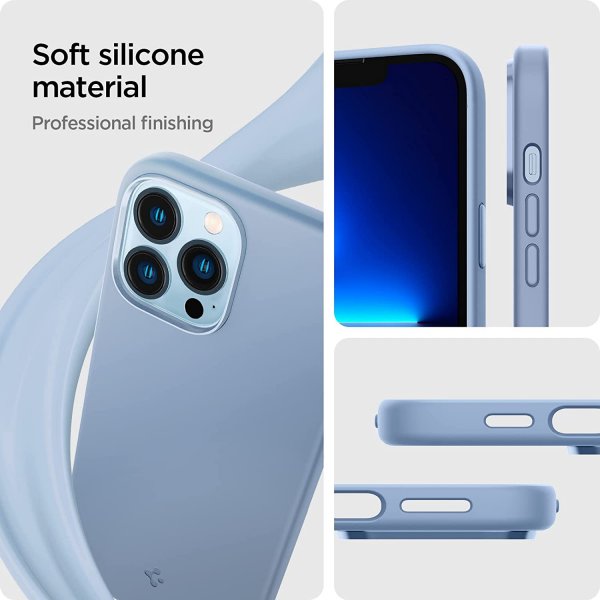 Spigen iPhone 13 Pro Cover Silicone Fit Sierra Blue