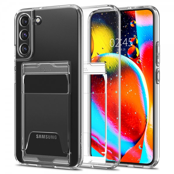 Spigen Samsung Galaxy S22 Plus Cover Crystal Slot Dual Crystal Clear
