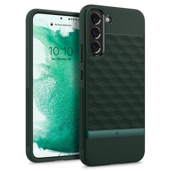 Caseology Samsung Galaxy S22 Plus Cover Parallax Midnight Green