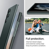 Spigen Samsung Galaxy S22 Ultra Cover AirSkin Abyss Green