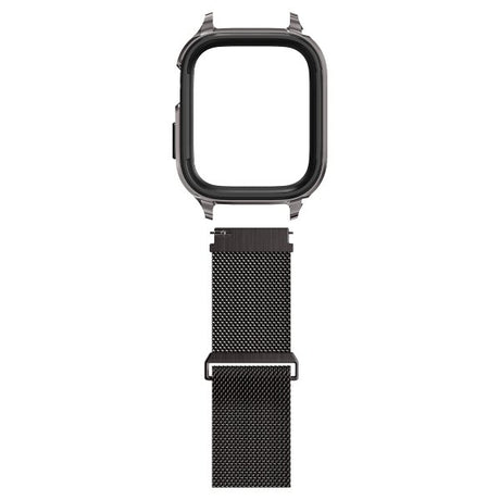 Spigen Apple Watch 45mm Skal med Rem Metal Fit Pro Graphite