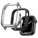 Spigen Apple Watch 40mm Skal med Armbånd Metal Fit Pro Sølv