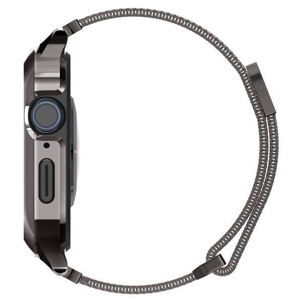 Spigen Apple Watch 40mm Skal med Armbånd Metal Fit Pro Graphite