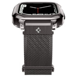 Spigen Apple Watch 40mm Skal med Armbånd Metal Fit Pro Graphite